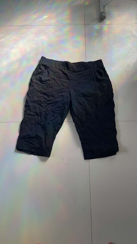 Nike Black Elastic Waist Capris | Size xxl